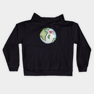 Love mother EARTH Kids Hoodie